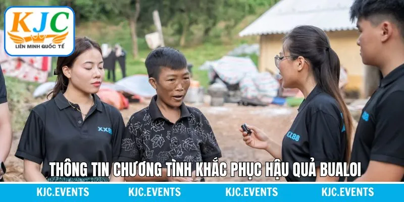 Thông tin chương trình khắc phục hậu quả Bualoi Thông tin chương trình khắc phục hậu quả Bualoi